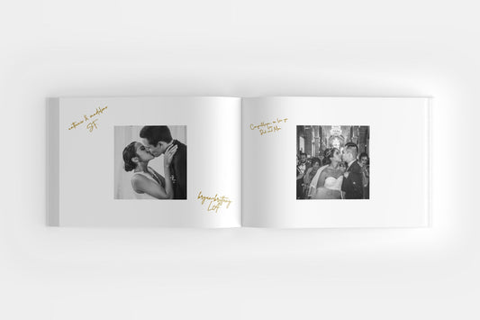 Wedding Guest Photo Book: White Hardcover Album Keepsake