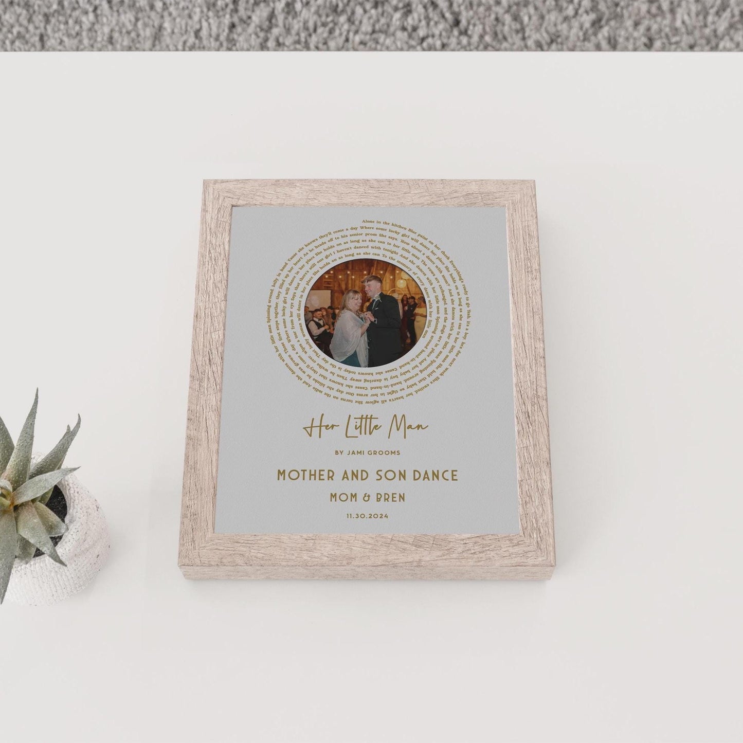 Mother of Groom Gift: Mom Son Dance Wedding Gift