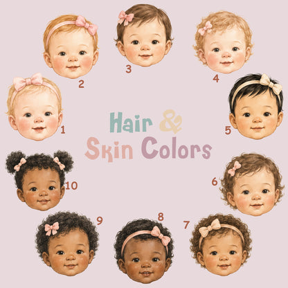 Personalized 1st Birthday Board Book: Custom Name & Character Storybook