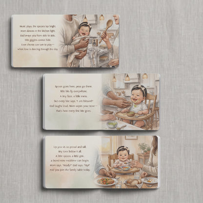 Personalized 1st Birthday Board Book: Custom Name & Character Storybook