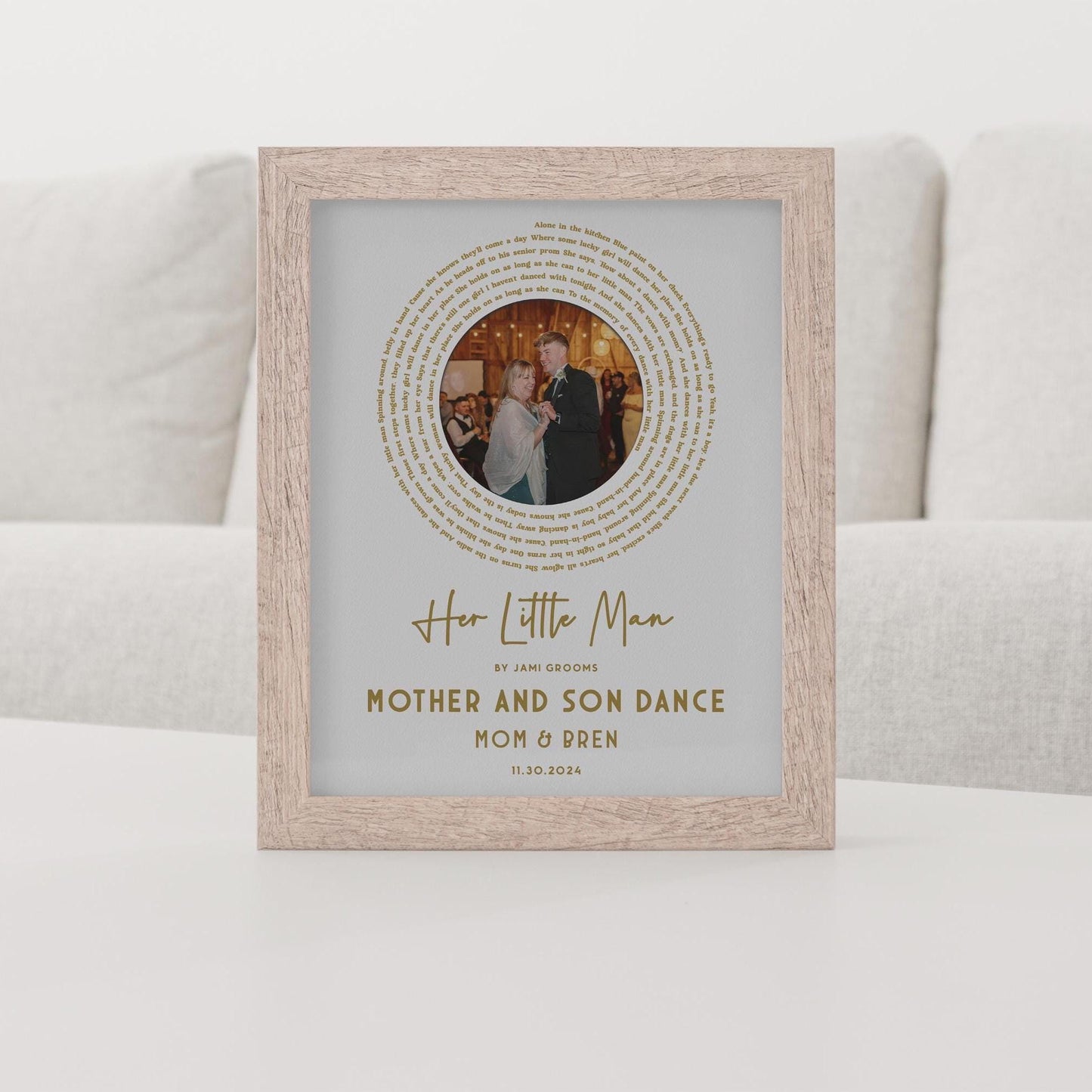 Mother of Groom Gift: Mom Son Dance Wedding Gift
