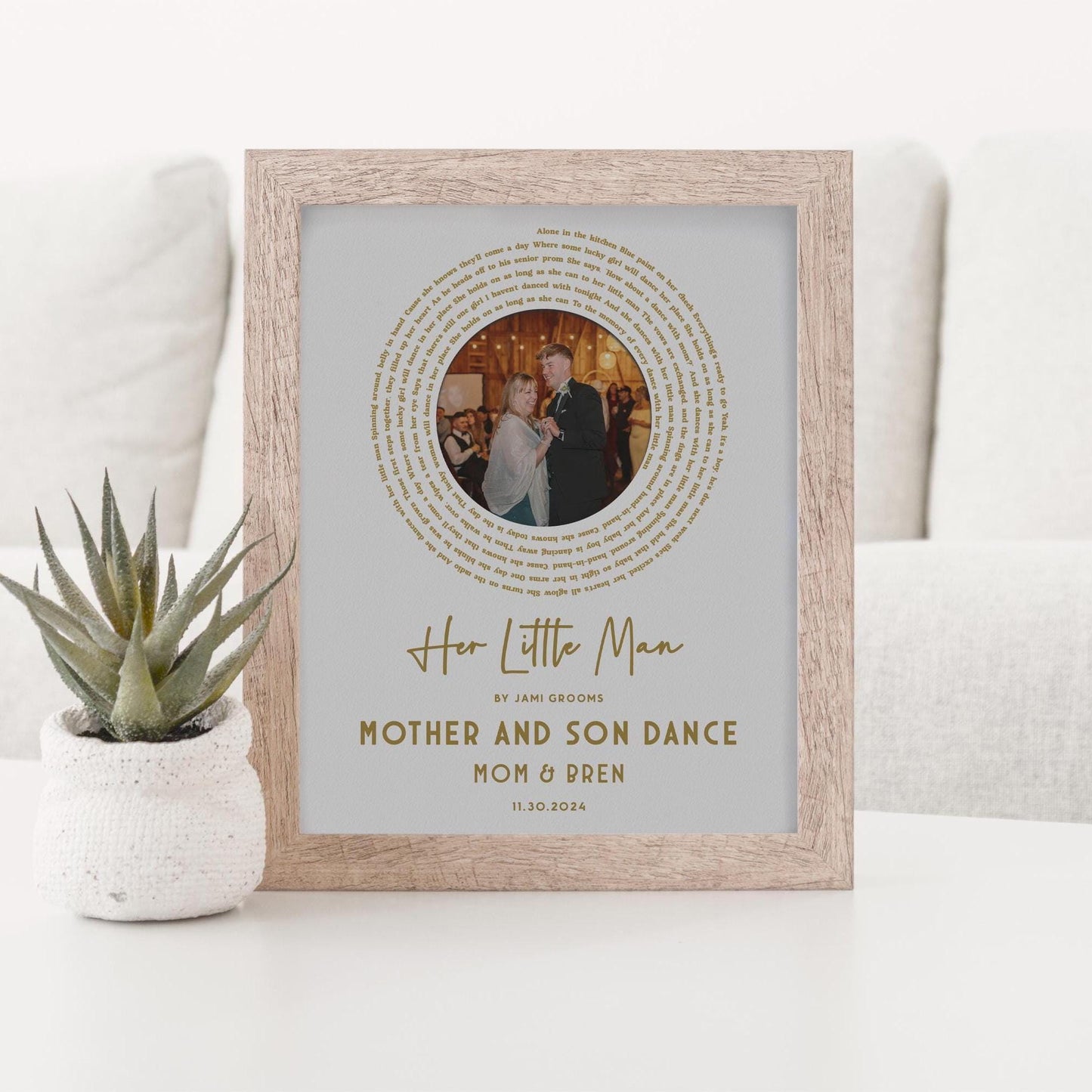 Mother of Groom Gift: Mom Son Dance Wedding Gift