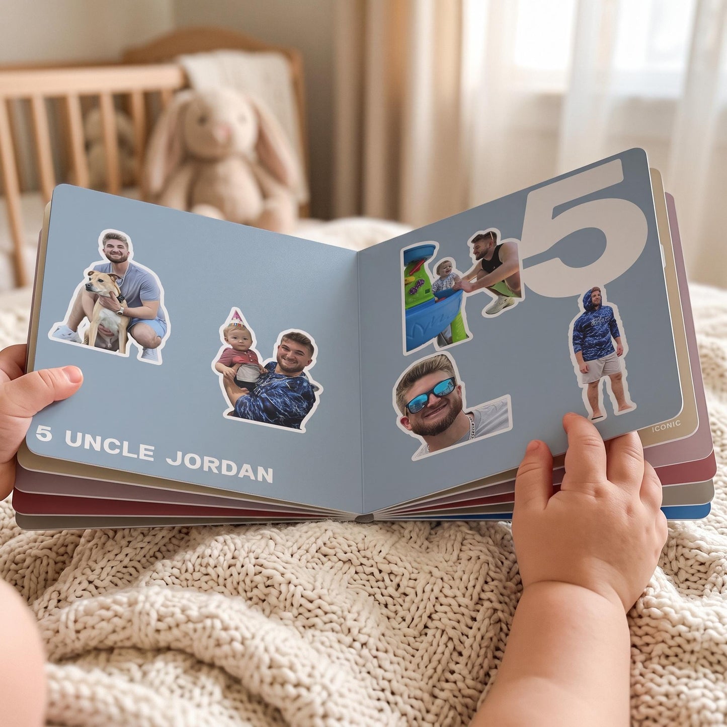 Personalized Baby Book First Year | Custom Photo Memory Book, 1st Birthday Keepsake
