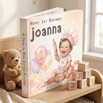Personalized 1st Birthday Board Book: Custom Name & Character Storybook