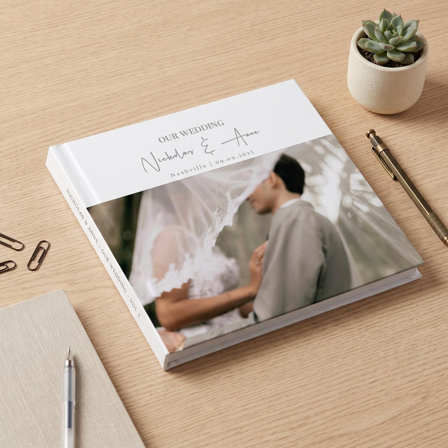 Custom Wedding Photo Album: Hardcover or Softcover Print Book Keepsake