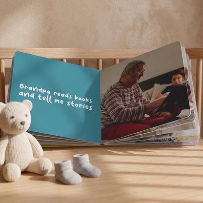 Personalized Family Photo Baby Board Book: Custom Storybook Gift