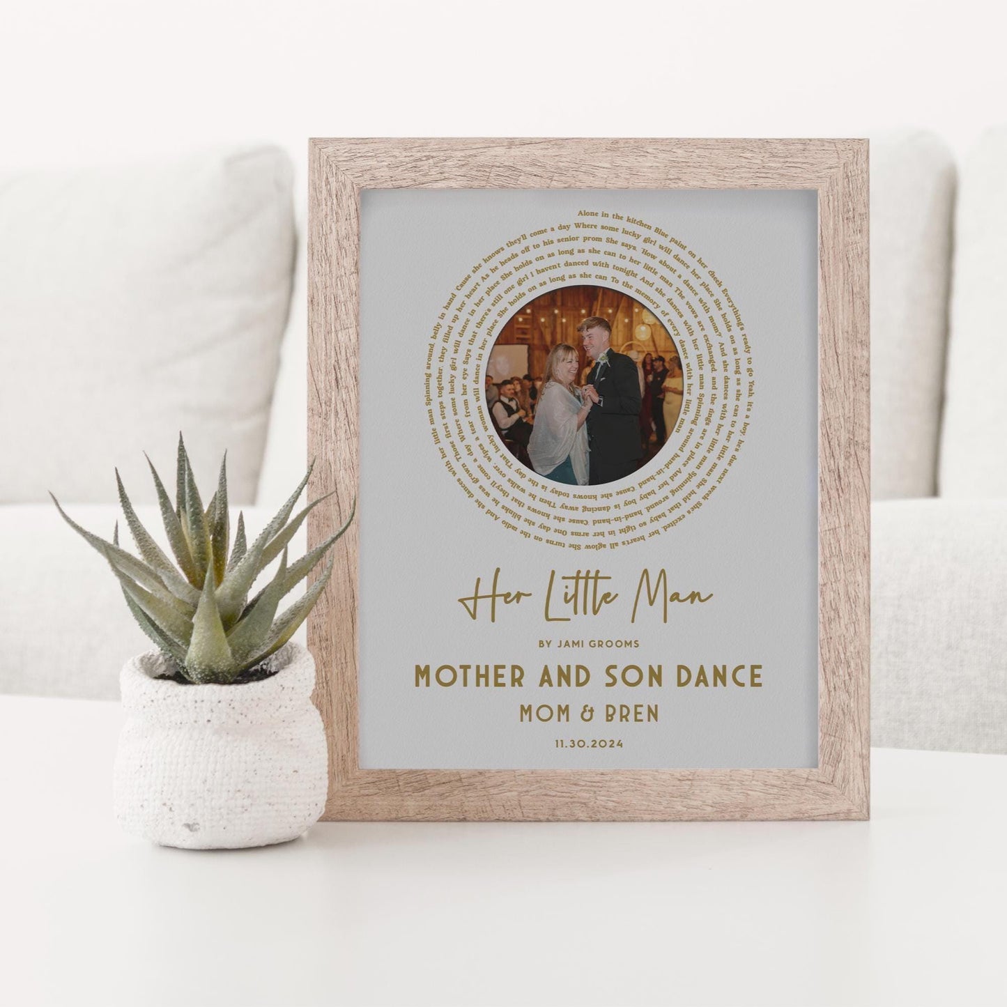 Mother of Groom Gift: Mom Son Dance Wedding Gift