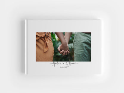 Wedding Guest Photo Book: White Hardcover Album Keepsake