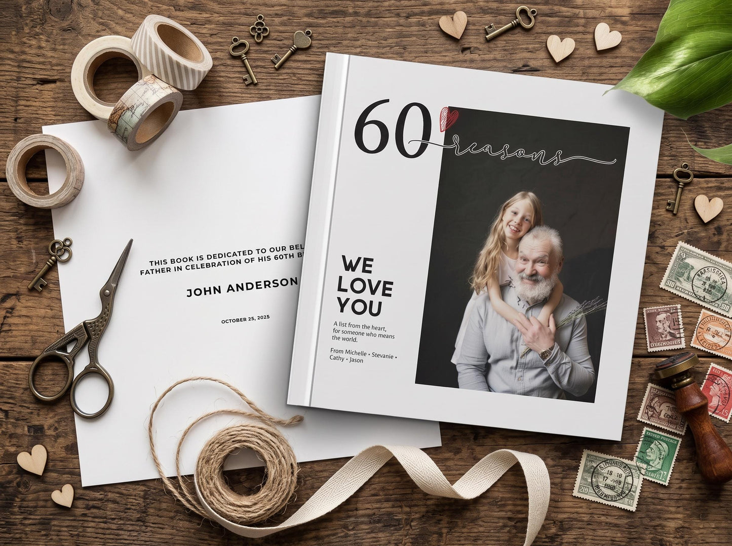 Personalized Reasons We Love You Photo Album: Custom Memory Keepsake