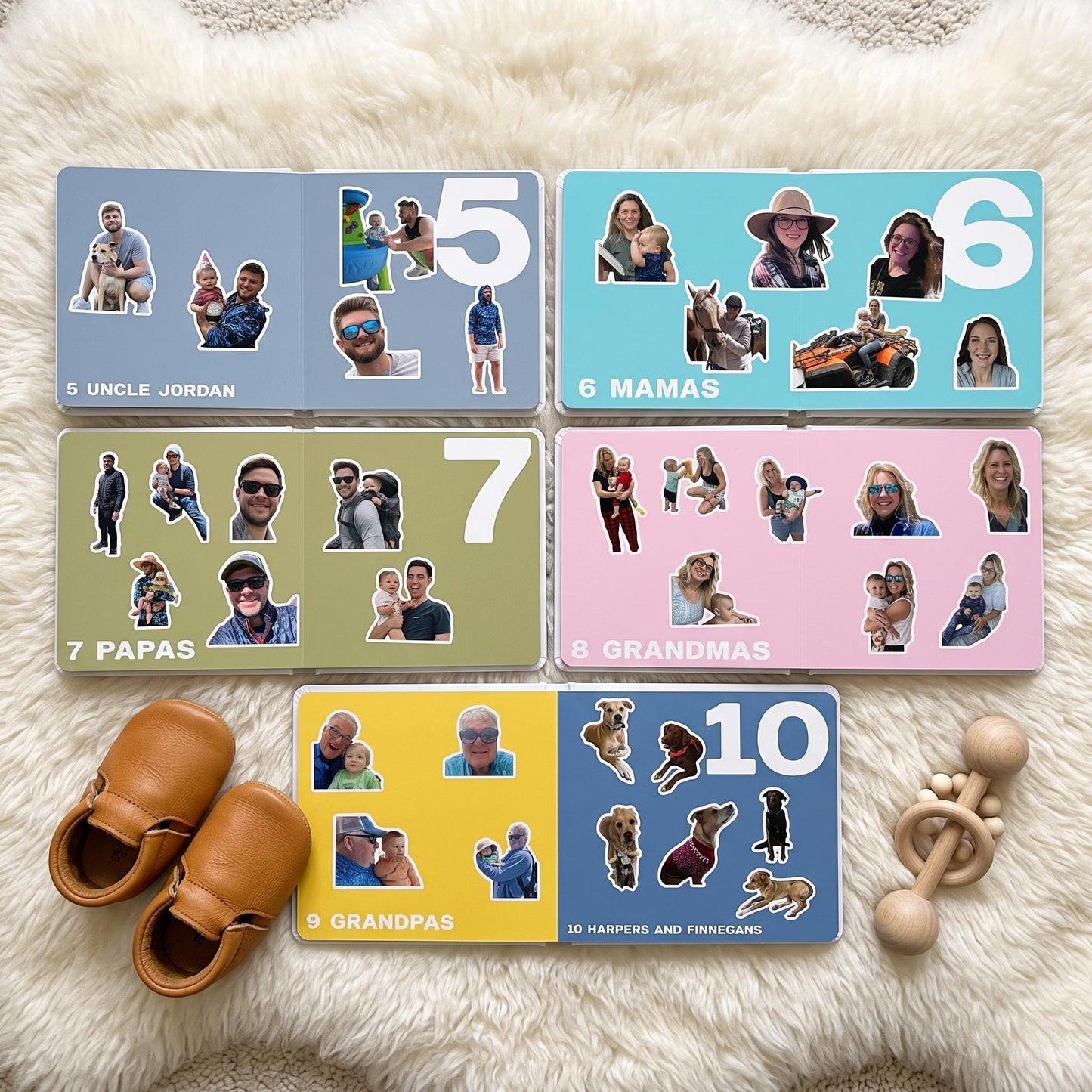 Personalized Baby Book First Year | Custom Photo Memory Book, 1st Birthday Keepsake