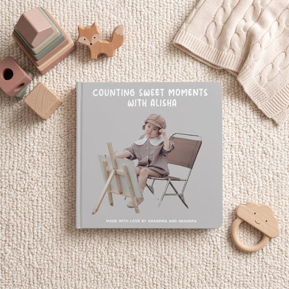 Personalized Baby Book First Year | Custom Photo Memory Book, 1st Birthday Keepsake