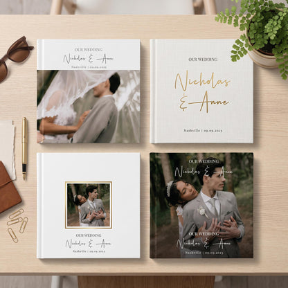 Custom Wedding Photo Album: Hardcover or Softcover Print Book Keepsake