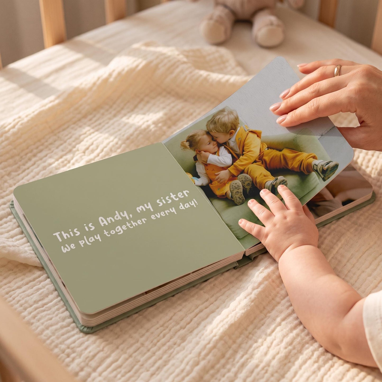 Personalized Family Photo Baby Board Book: Custom Storybook Gift