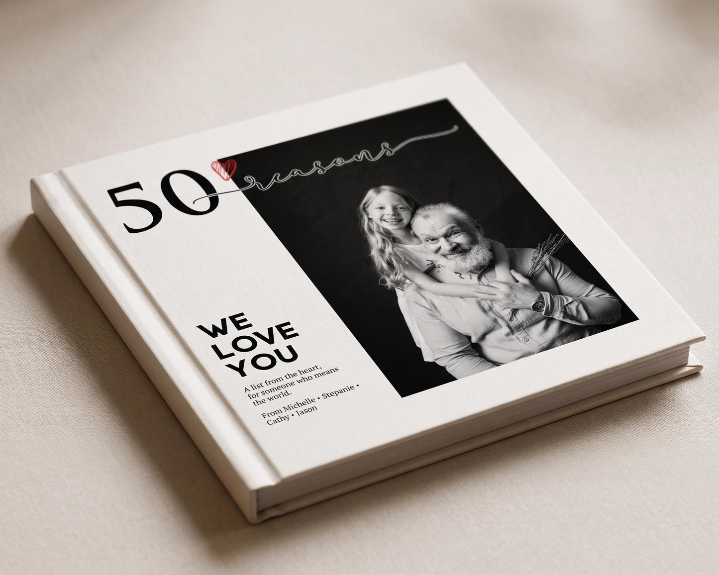 Personalized Reasons We Love You Photo Album: Custom Memory Keepsake