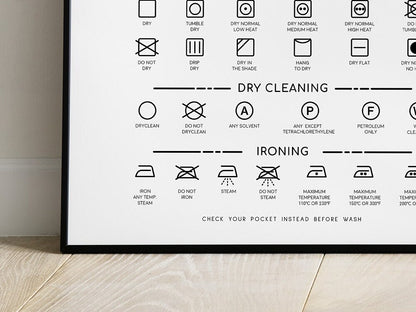 Laundry Room Decor Print: Stain Removal & Care Guide